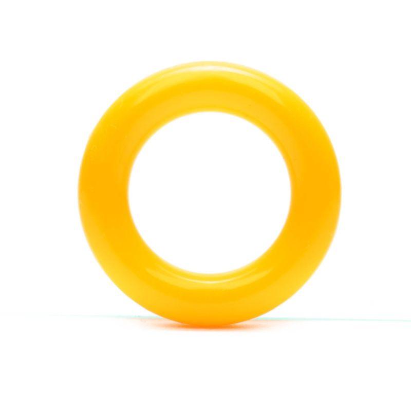 Durable Clips & bijtringen 645 Geel Durable Plastic Ringetjes 35mm (5 stuks)