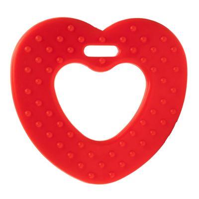 Durable Clips & bijtringen 786 Roze Durable Bijtring Hart met noppen (2 stuks)