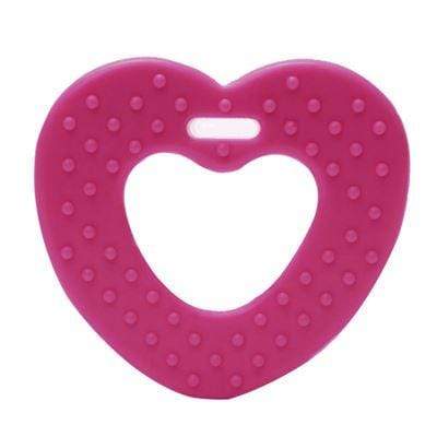 Durable Clips & bijtringen 786 Roze Durable Bijtring Hart met noppen (2 stuks)