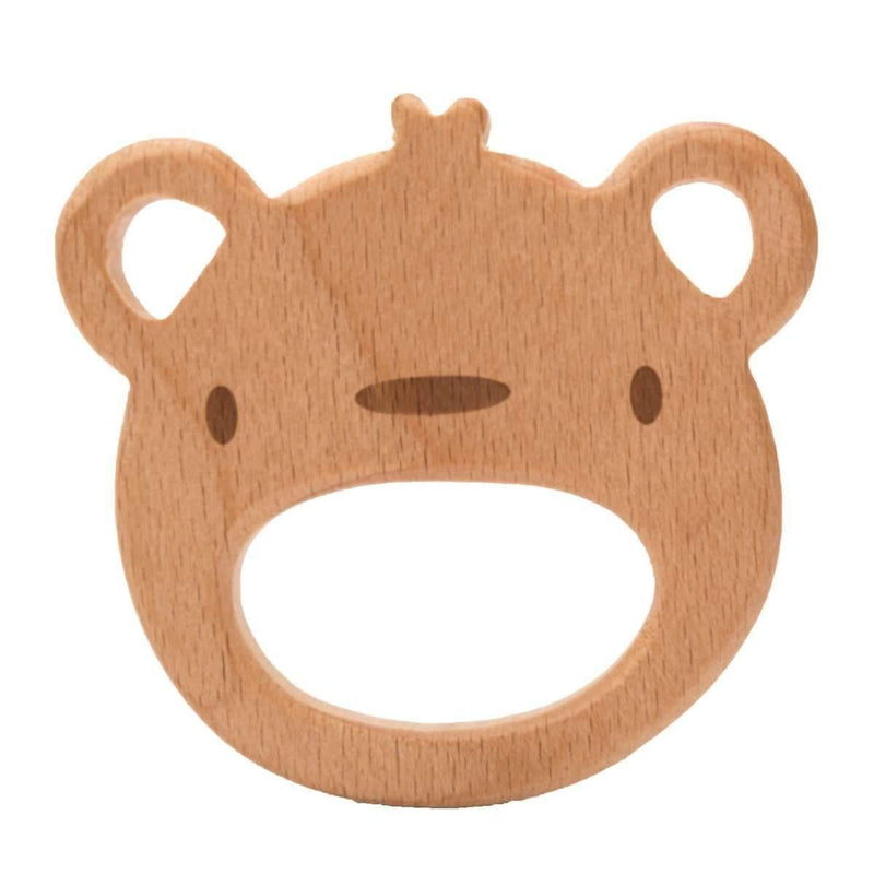 Durable Clips & bijtringen Houten bijtfiguur Beer