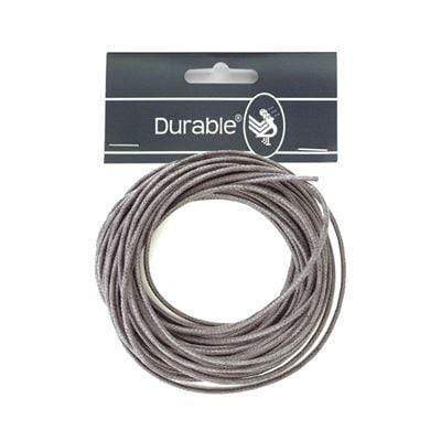 Durable Koord en lint Grijs Durable Waxkoord 1 mm