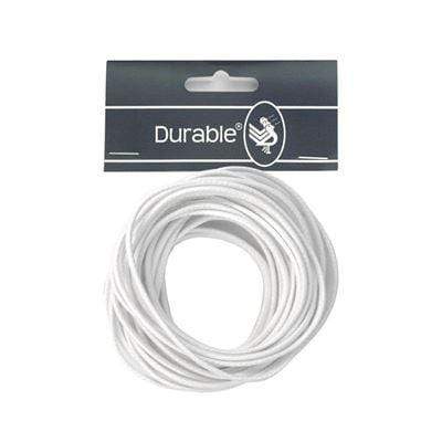 Durable Koord en lint Grijs Durable Waxkoord 2 mm