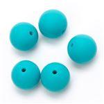 Durable Kralen 004 Grijs Durable Siliconen kralen 20 mm 5 stuks