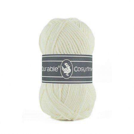 Durable Wol & Garens 310 White Durable Cosy fine