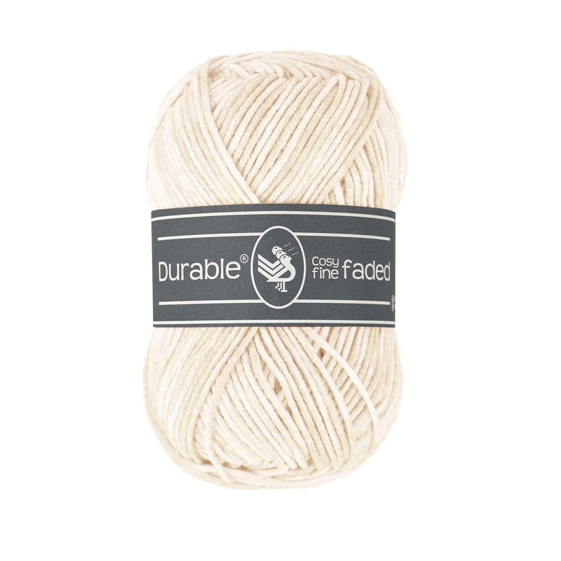 Durable Wol & Garens 326 Ivory Durable Cosy fine faded