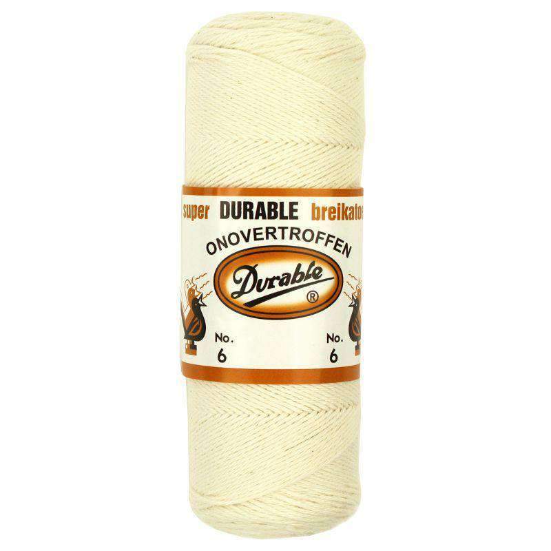 Durable Wol & Garens 6 Ecru Durable Breikatoen