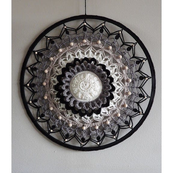 Funny's Haakpakketten Haakpakket: Funny Mandala Flower Classic LARGE 40 cm