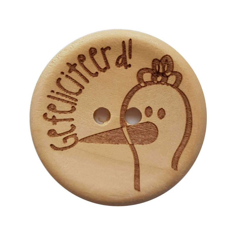 Durable Gefeliciteerd! 30mm (2 stuks)