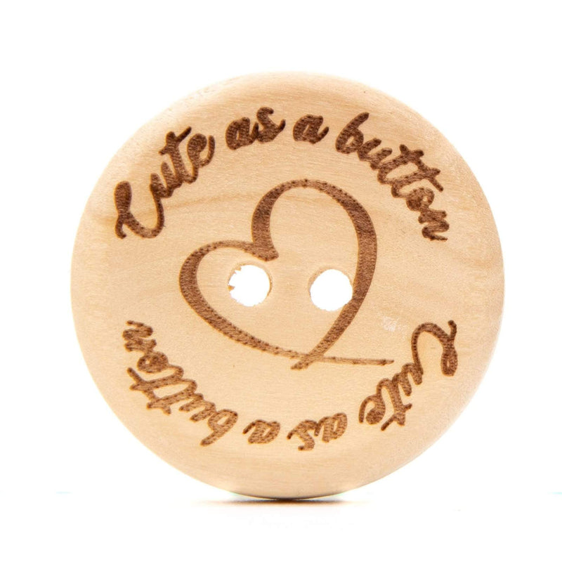 Durable Knopen Cute as a button 25mm (3 stuks)