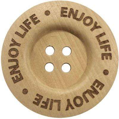 Durable Knopen Enjoy life 40mm (2 stuks)