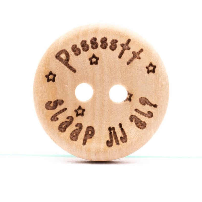 Durable Knopen Pssssstt slaap jij al? 20mm (4 stuks)