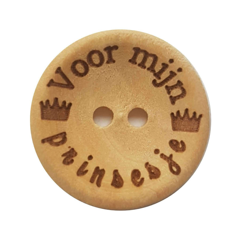 Durable Knopen Voor mijn prinsesje 20mm (4 stuks)