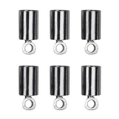 Kumihimo Eindkap 3mm (6 stuks)