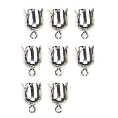 Kumihimo Eindkap 8mm (8 stuks)
