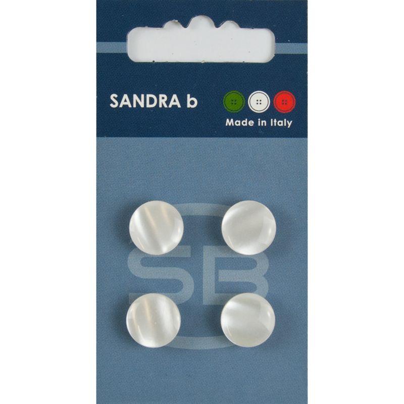 Sandra B knopen C006 maat 20 - 13 mm Hoogglans z/gaatjes