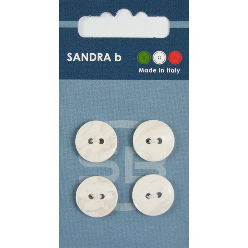 Sandra B knopen C010 maat 20 - 15 mm Hoogglans