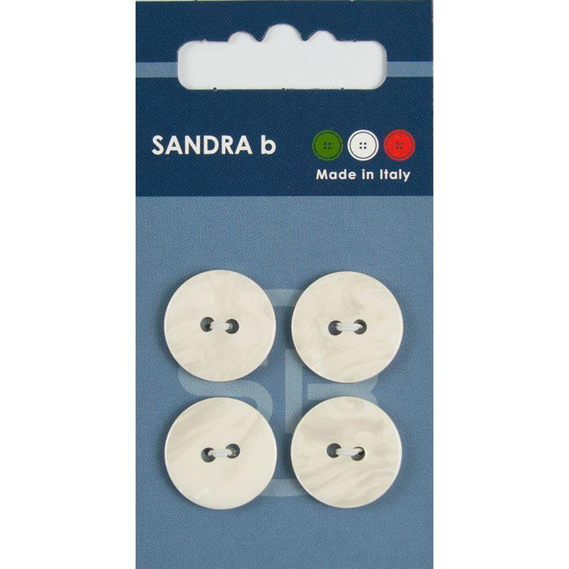 Sandra B knopen C011 maat 24 - 18 mm Hoogglans