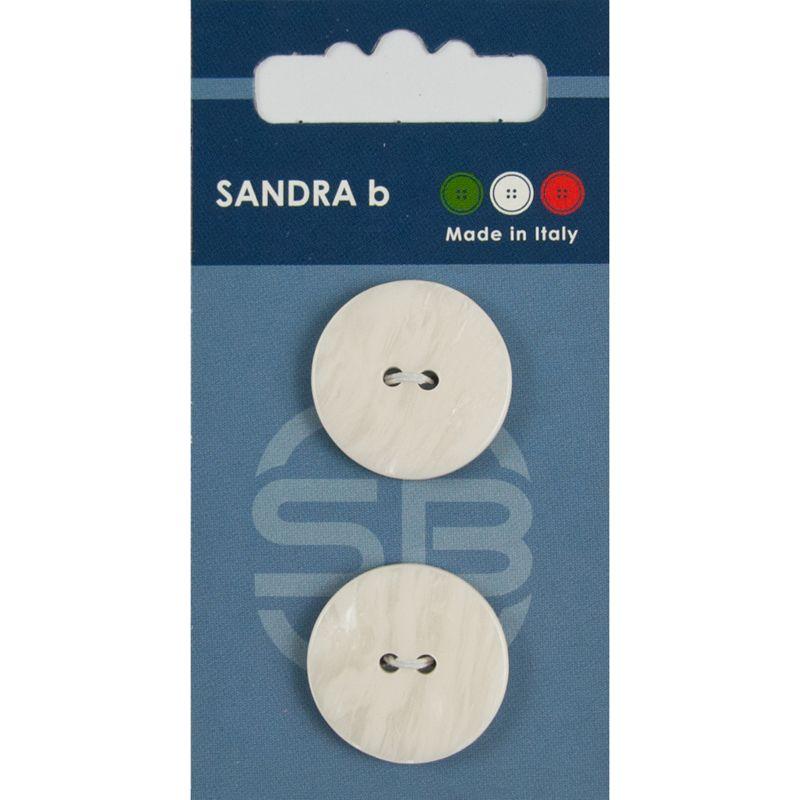 Sandra B knopen C012 maat 36 - 23 mm Hoogglans