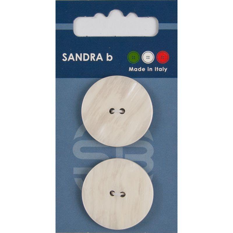 Sandra B knopen C013 maat 44 - 28 mm Hoogglans