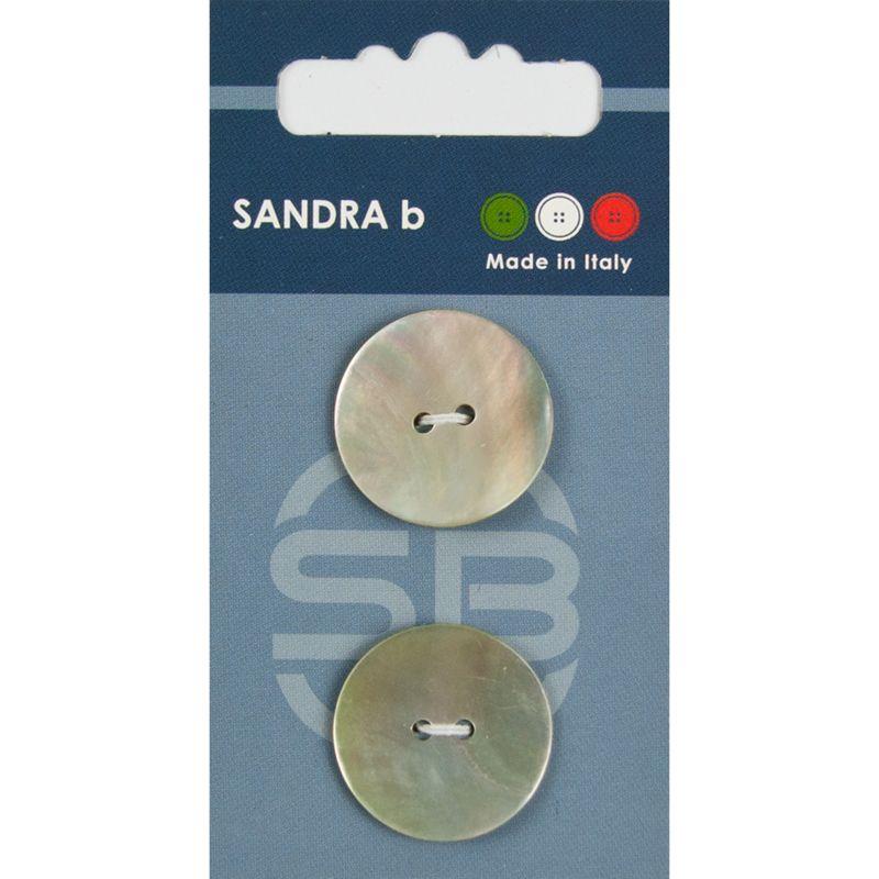 Sandra B knopen C035 maat 36 - 23 mm Parelmoer