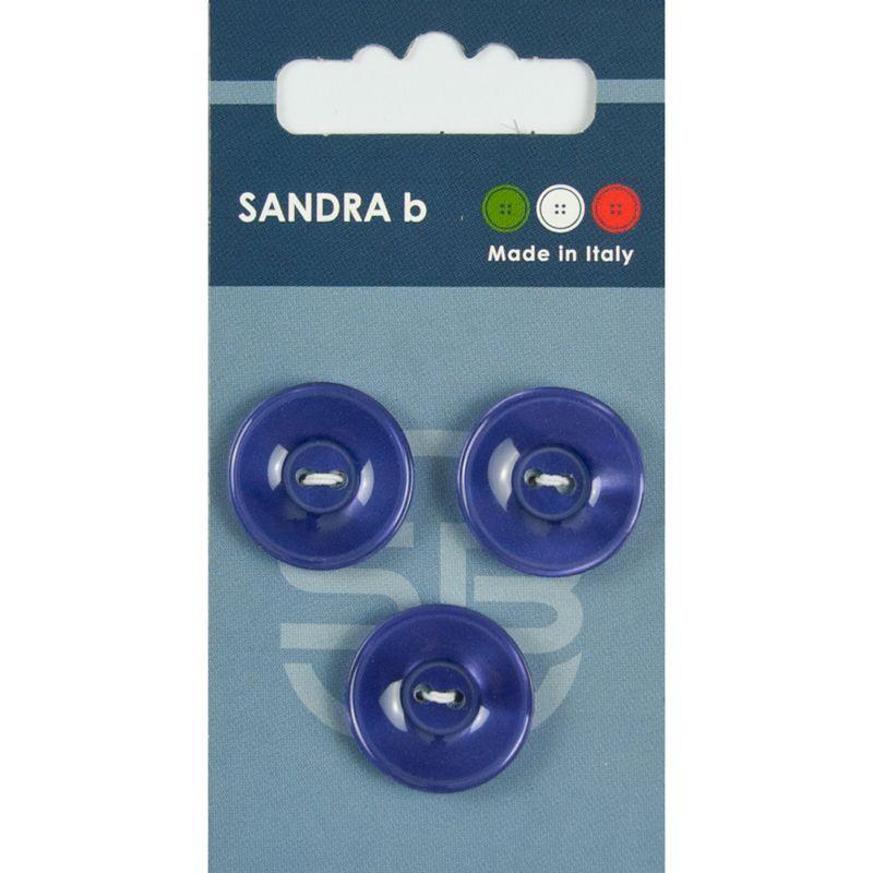 Sandra B knopen C069 maat 32 - 20 mm Hoogglans Paars