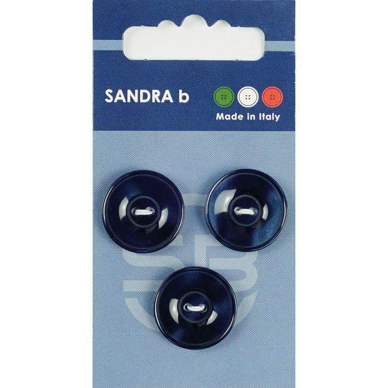 Sandra B knopen C100 maat 32 - 20 mm Hoogglans Donkerblauw
