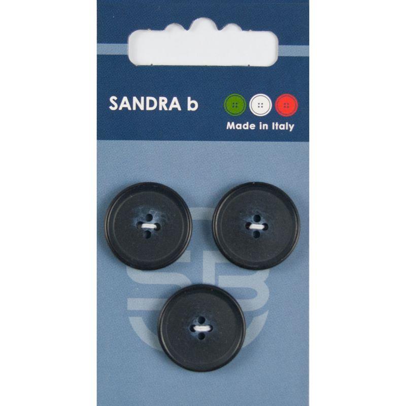 Sandra B knopen C103 maat 32 - 20 mm Donkerblauw