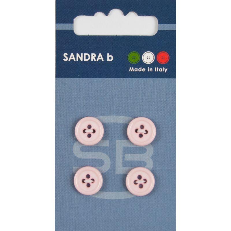 Sandra B knopen C133 maat 18 - 11 mm Lichtroze