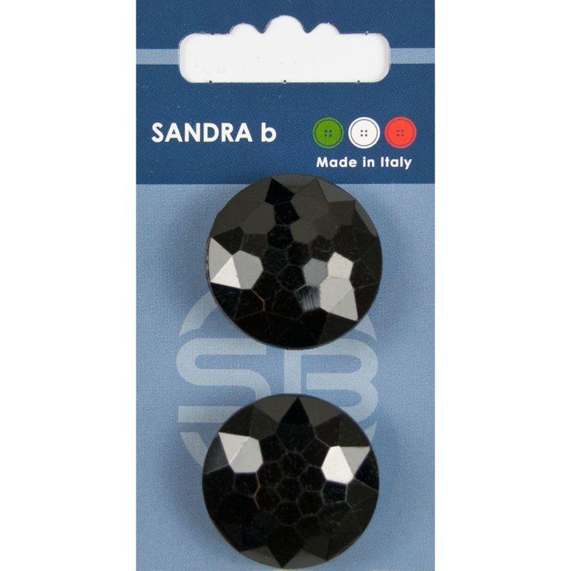 Sandra B knopen C164 maat 44 - 28 mm Bol Zwart