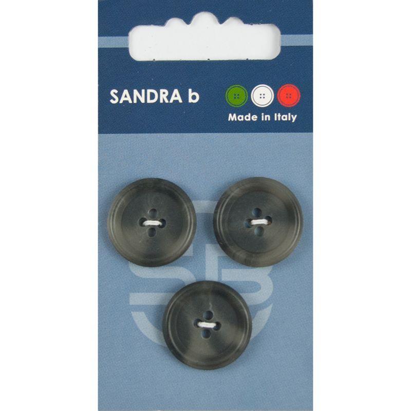 Sandra B knopen C187 maat 32 - 20 mm Marmer Bruin