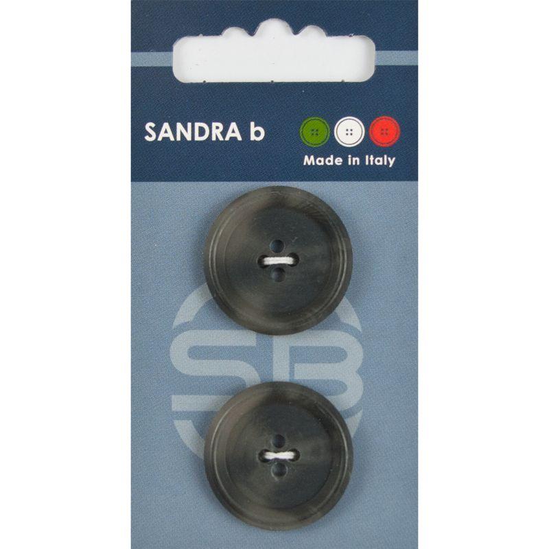 Sandra B knopen C188 maat 40 - 25 mm Marmer Bruin