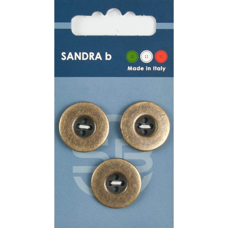 Sandra B knopen C213 maat 32 - 20 mm Brons