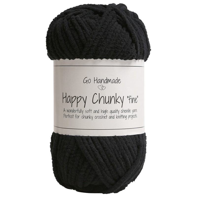 Go Handmade Wol & Garens 17850 Black Go Handmade Happy Chunky fine