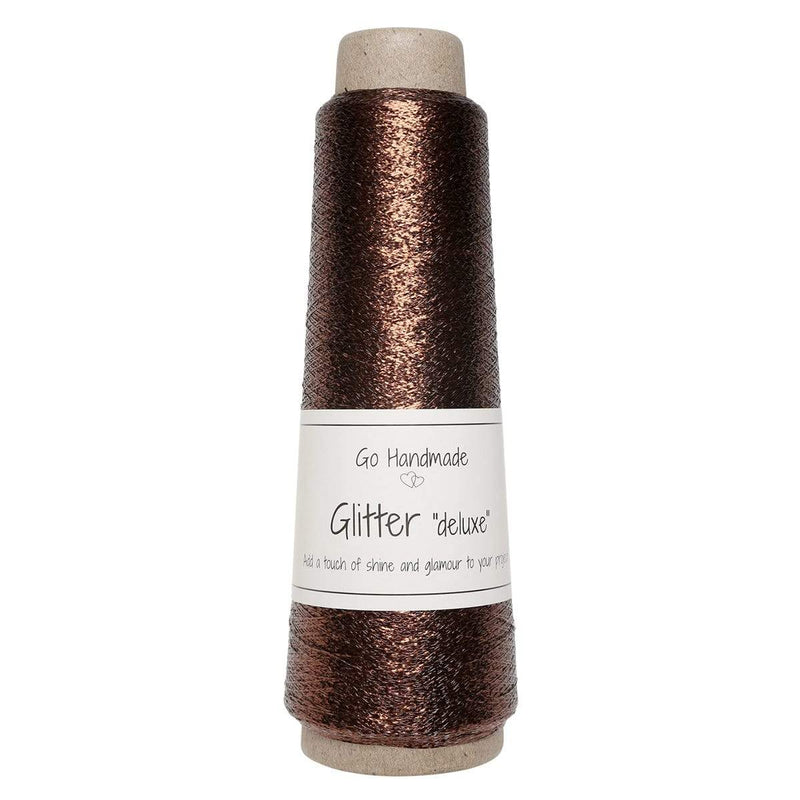 Go Handmade Wol & Garens 18122 Copper Brown Go Handmade Glitter Deluxe