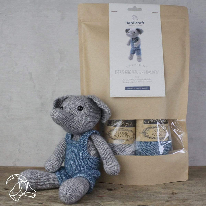 HardiCraft Breipakketten HardiCraft Breipakket amigurumi Olifant Freek