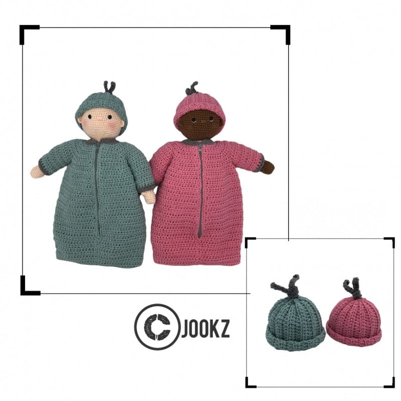 Jookz Garenpakketten Garenpakket: Jookz trappelzak met mutsje voor Guusje