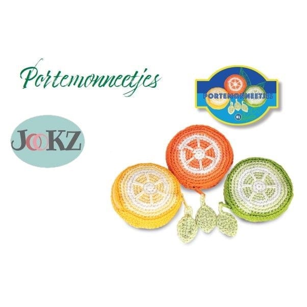 Jookz Garenpakketten Garenpakket: Toetie Froetie Fruit portemonneetjes