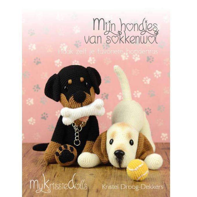 MyKrissieDolls Boeken Mijn hondjes van sokkenwol