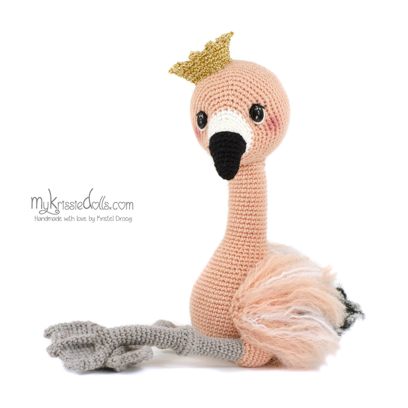 MyKrissieDolls Garenpakket: Flamingo Fien Sokkenwol