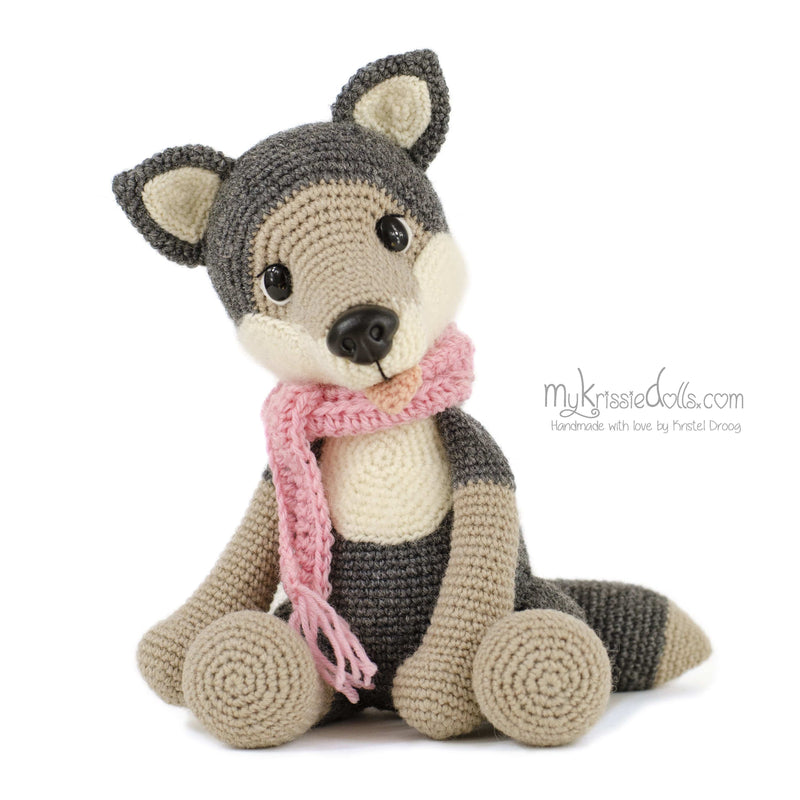 MyKrissieDolls Garenpakket: Wolfje Dora Sokkenwol