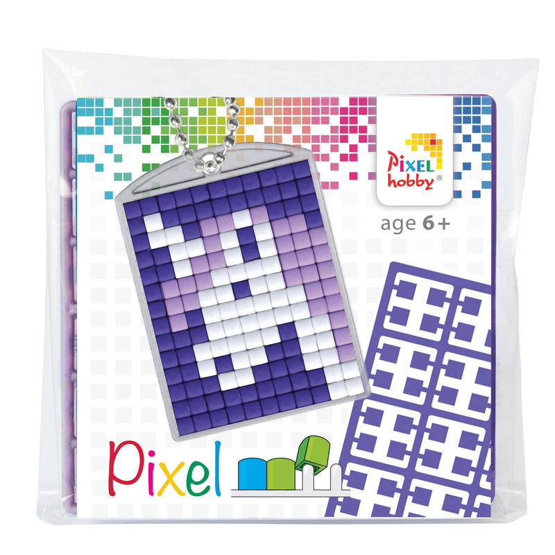 Pixelhobby DIY-Pakketten Pixelhobby Setje Medaillon Eenhoorn Paars
