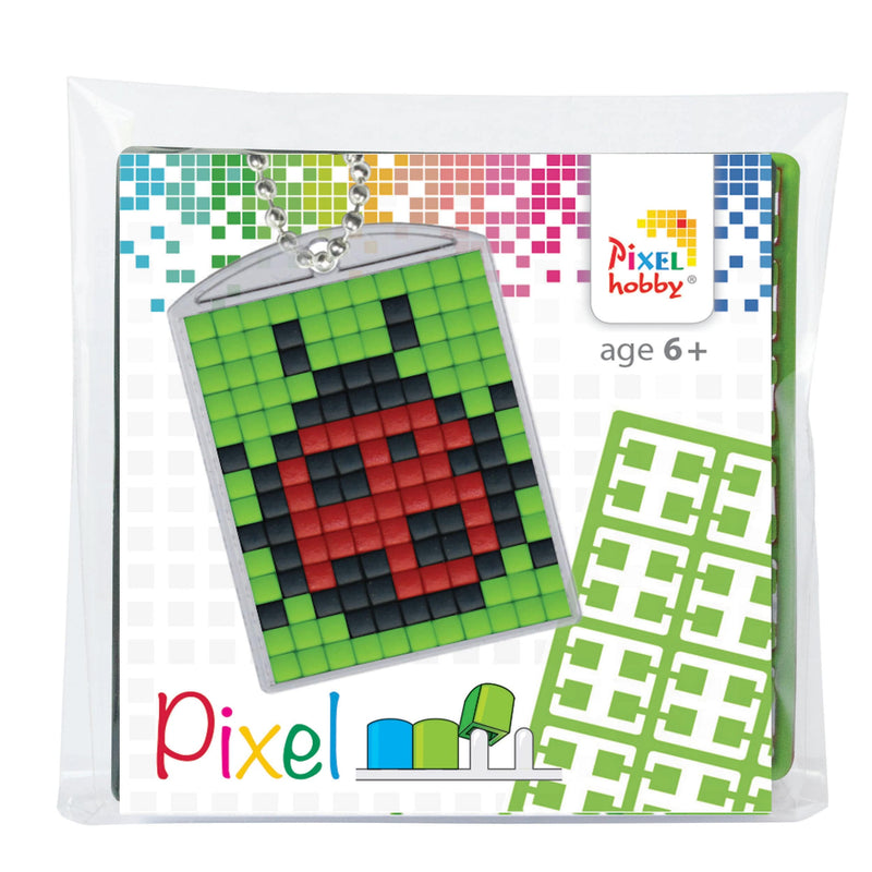 Pixelhobby DIY-Pakketten Pixelhobby Setje Medaillon Lieveheersbeestje