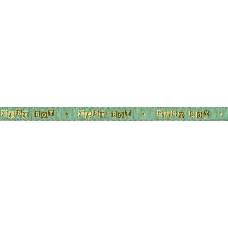 Restyle Koord en lint Lint Baby Boy Blocks Goud