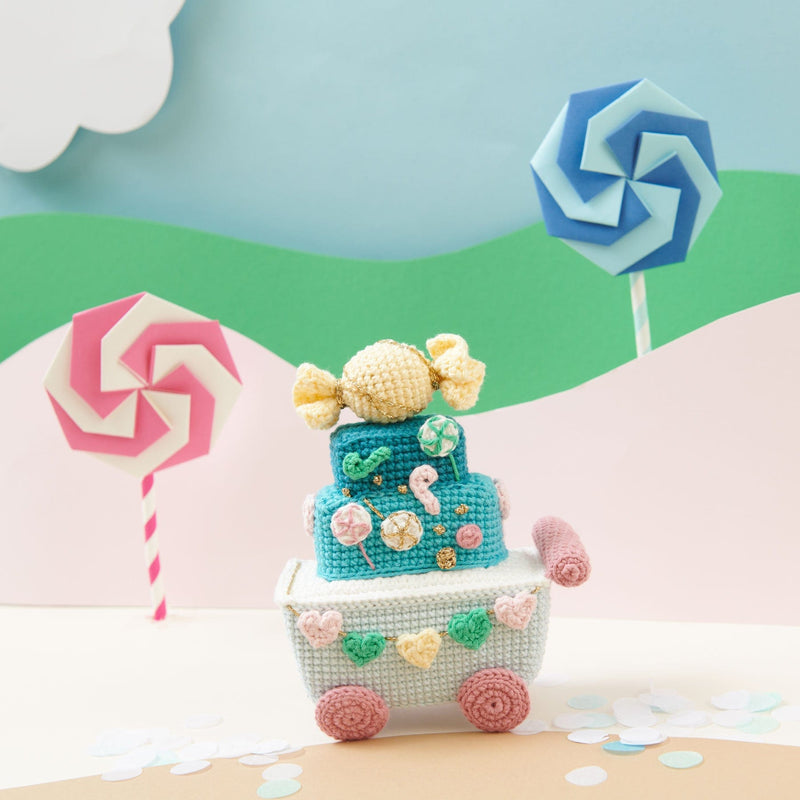 RicoDesign Haakpakketten Haakpakket: Ricorumi Blue Sweets Cart