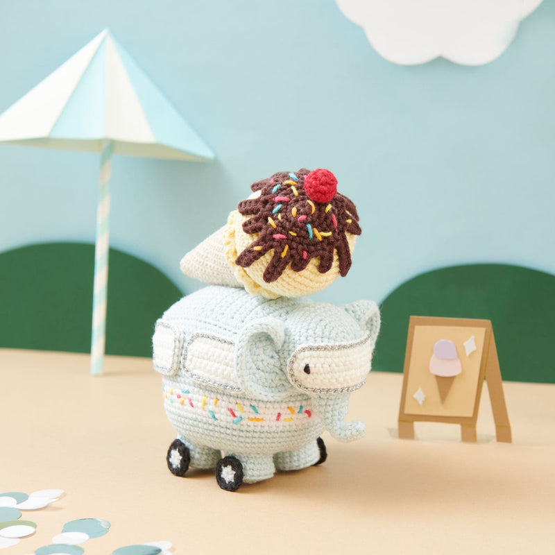 RicoDesign Haakpakketten Haakpakket: Ricorumi Jumbo Ice Cream Elephant