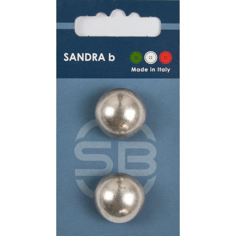 Sandra B Knopen Sandra B knopen C210 maat 32 - 20 mm Bol Zilver