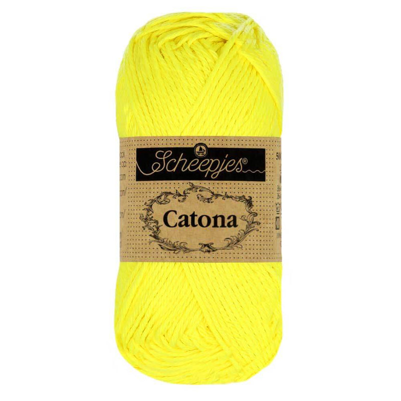 Scheepjes Wol & Garens Scheepjes Catona 601 Neon Yellow (50 gram)