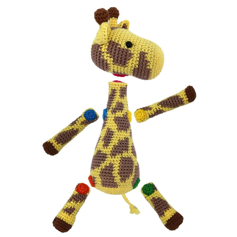 Shop KNUFL Garenpakket: Magneetdier Giraffe
